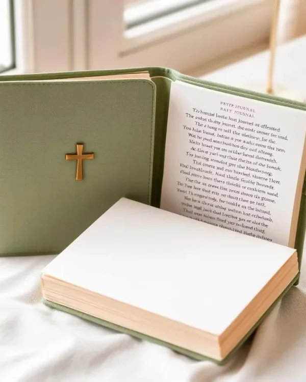 Linen-cover Prayer Journal